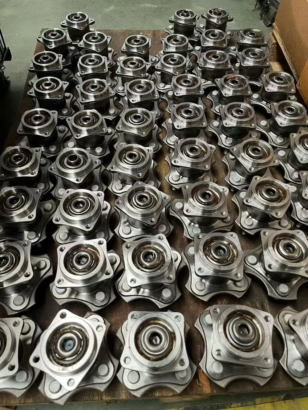 CHKZ Gen-2 hub assemblies packaged and ready for container loading