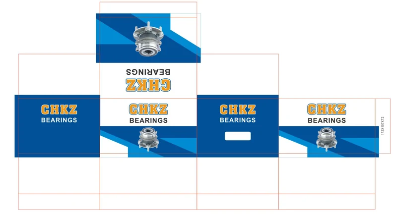 CHKZ Gen-2 hub assembly packaging with protective foam and labeling