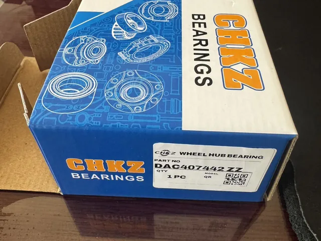 CHKZ DAC407442 ZZ wheel hub bearing box with part-number label